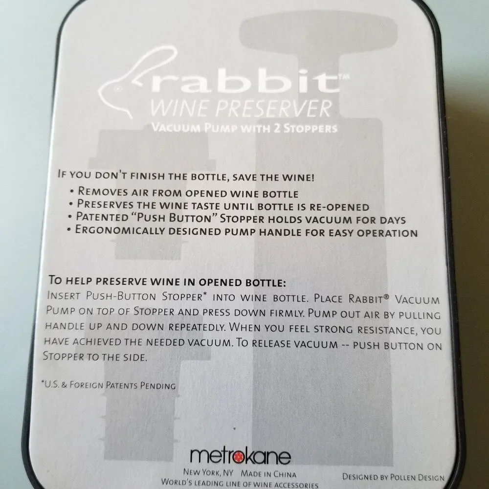 Rabbitt wine preserver Brand new in box